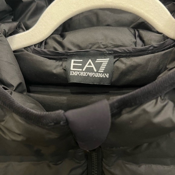 Emporio Armani EA7 Bomber Hooded Zip Up Jacket - Picture 6 of 11